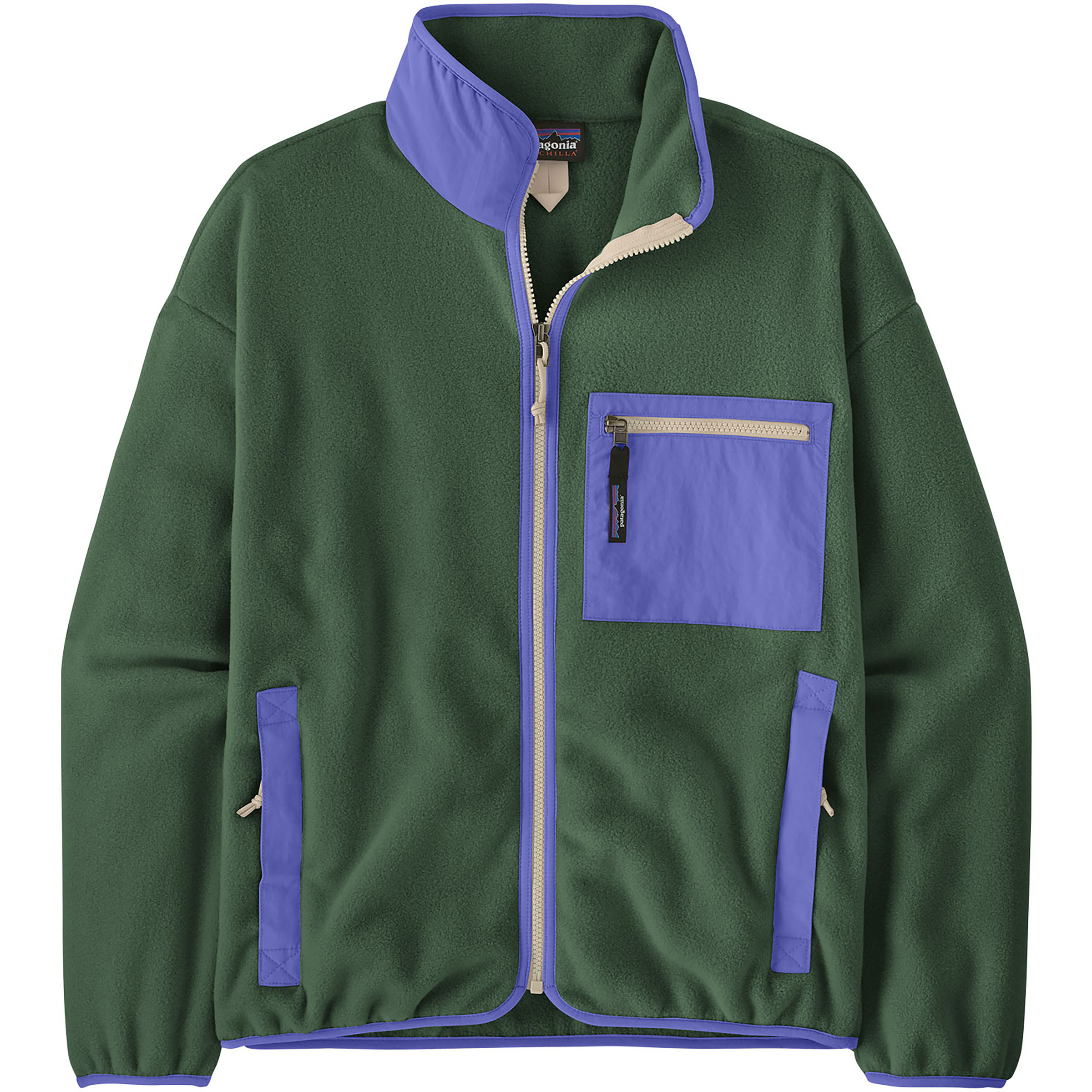 Patagonia Synchilla Damen Fleecejacke gruen Größe S Camping Atmungsaktiv