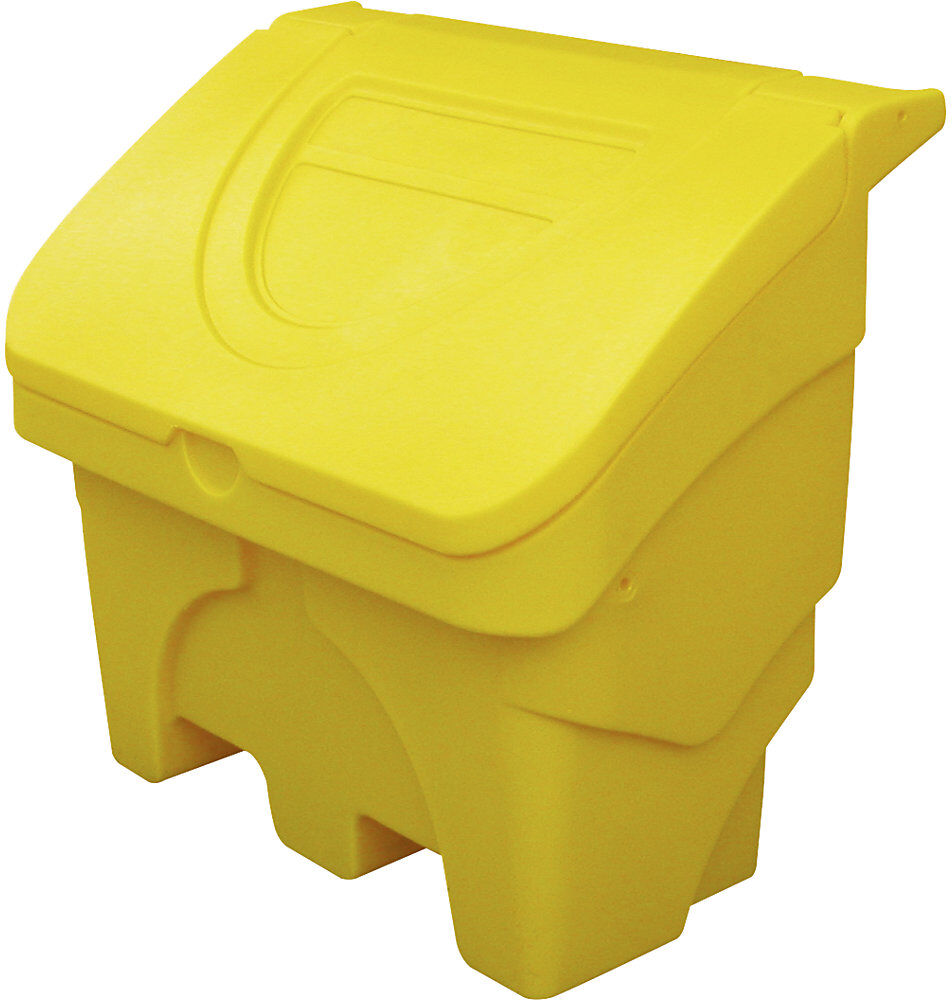 Streugutbehälter, Inhalt 130 l, gelb eurokraft basic
