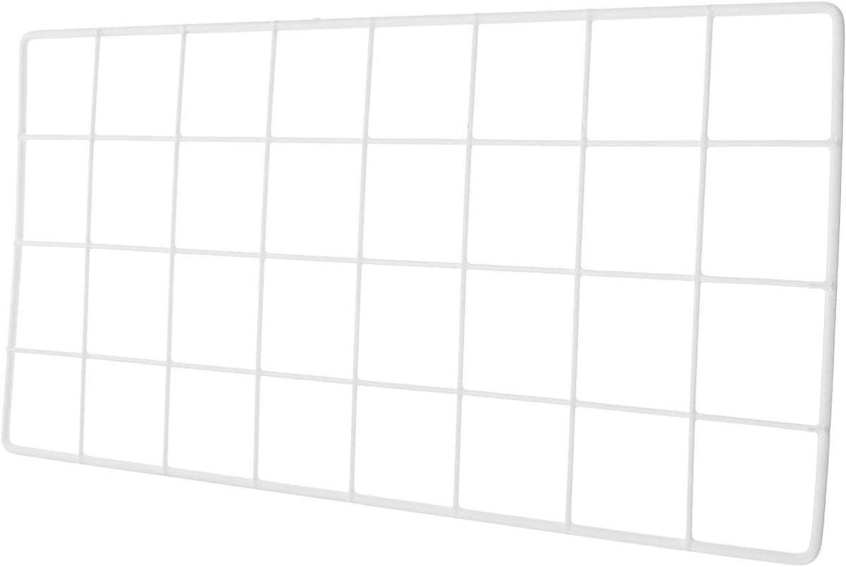 Zwarte Wand Display Grid Fotowand Paneel met Clips - 40 x 20 cm