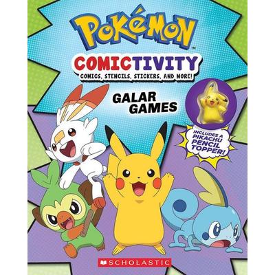 Pokémon Comictivity: Activity Book with Comics, Stencils, Stickers, and More! Galar Games, Taschenbuch von Scholastic, Scholastic Us,
