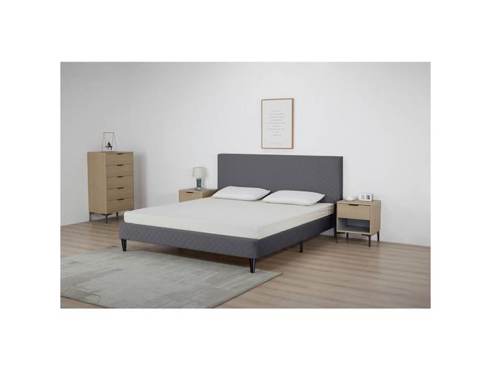 Boxxx Polsterbett, Grau, Kunststoff, Kiefer, vollmassiv, 180x200 cm, in verschiedenen Größen erhältlich, Schlafzimmer, Betten, Polsterbetten