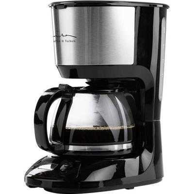 Maxxmee Barista Kaffeemaschine Schwarz, Silber Fassungsvermögen Tassen=10 Glaskanne