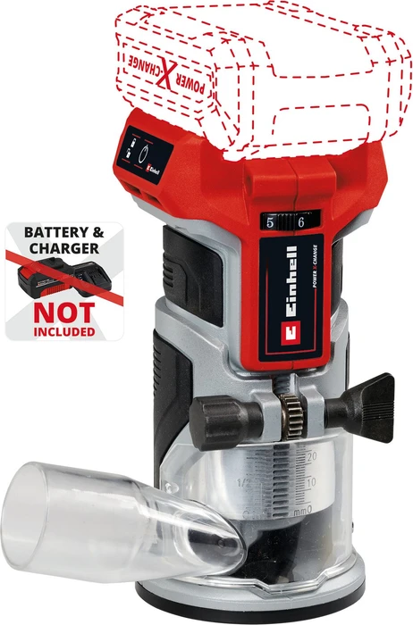 EINHELL Professional Akku-Kantenfräse TP-ET 18 Li BL-Solo, 4350412 (ohne Akku)