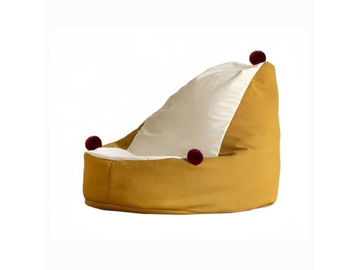 Xumh2024-3 Sitzsack Lazy Sofa Sitzsack Stuhl Einzelschlaf Liege Lesen Schlafzimmer Balkon waschbar(Yellow,Groß)