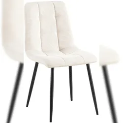 CLP Esszimmerstuhl Antibes Cordbezug creme