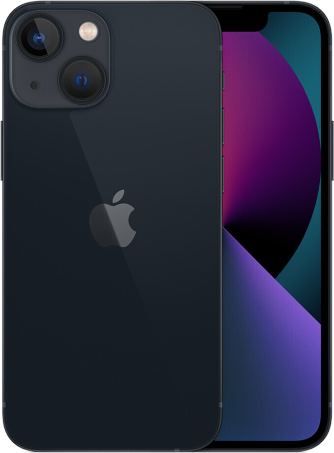Apple iPhone 13 mini, 13,7 cm (5.4"), 2340 x 1080 Pixel, 128 GB, 12 MP, iOS 15, Schwarz