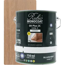 Rubio Monocoat Set Oil Plus 2C Super White 3500ml (A+B) - 3500ml [140m2]