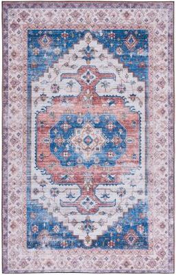 SAFAVIEH Tucson Machine Washable Slip Resistant Tahmina Oriental Rug