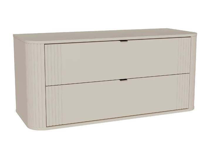 Meuble sous vasque suspendu - Beige - 120 cm - FILOR