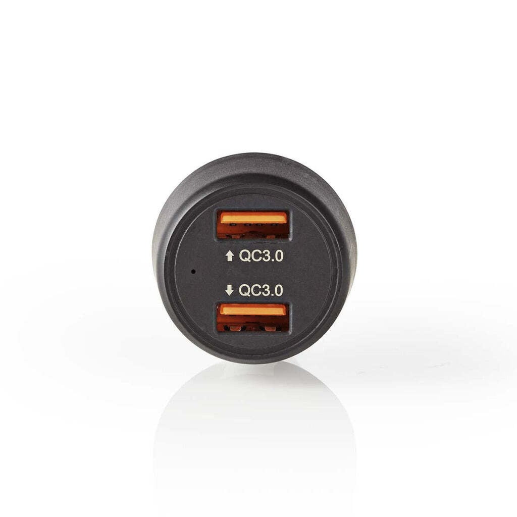Nedis CCQC600ABK Auto Sigarettenaansteker Zwart
