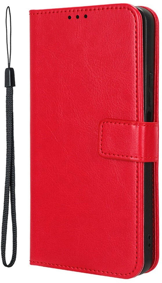 Nothing CMF Phone 1 - EIDERWOOD Kunstlæder Flip Cover m. Strop - Rød