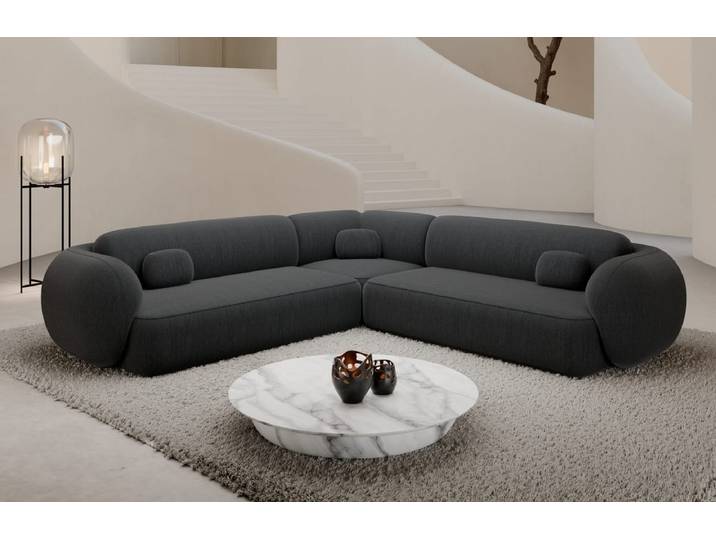Couch Altea L-Form in Stoff