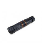 Equip Cat.6 Outdoor RJ45 Inline-Koppler RJ-45 Schwarz Orange Kabel Netzwerk CAT 6 (221162)