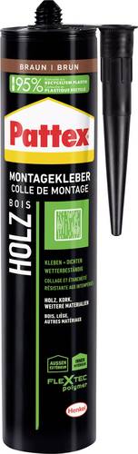 Pattex Holz Montagekleber Herstellerfarbe Braun PTRHO 420g