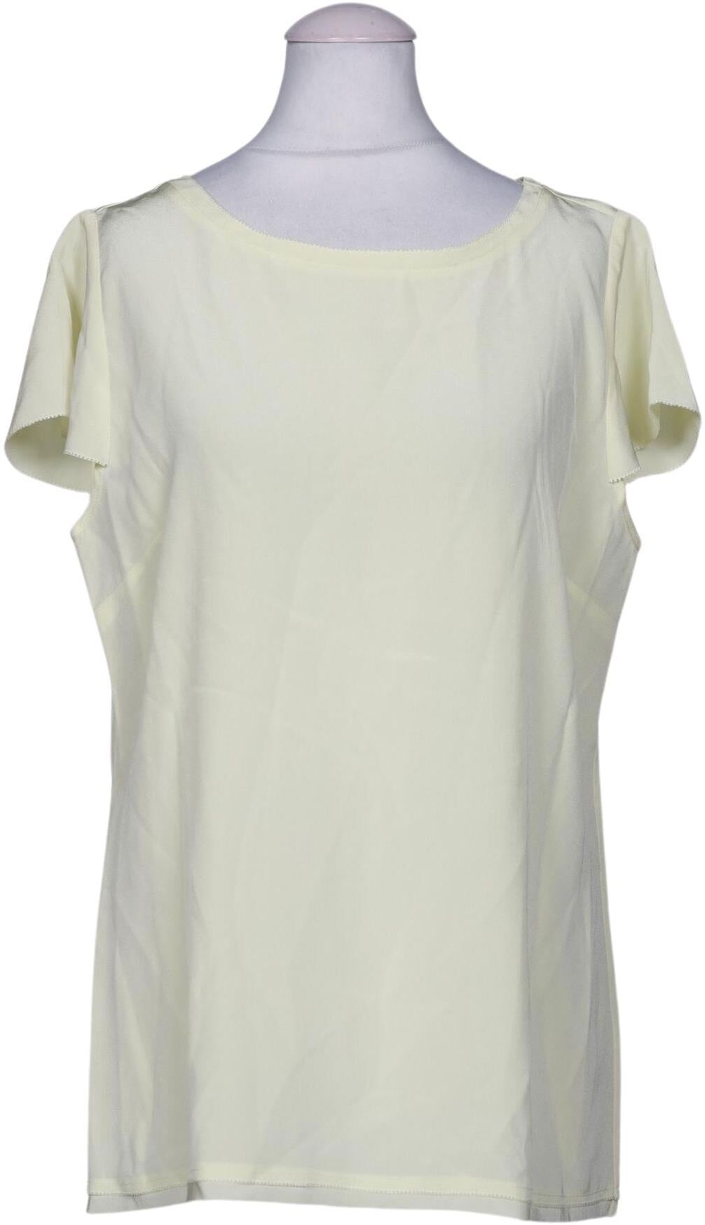 Hemisphere Damen Bluse, Cremeweiß, Gr. S, Seide - Second Hand
