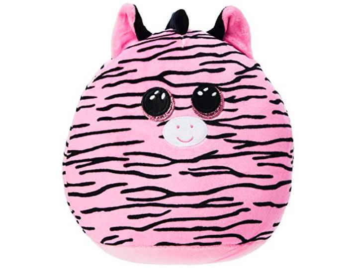 Ty Squish a Boos 39294 Pluche kussen voor kinderen, zebra, 20 cm, Ty