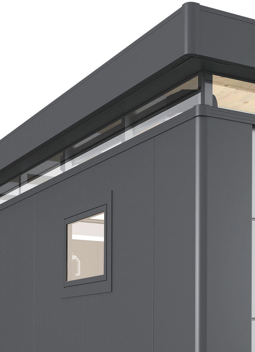 Biohort CasaNova Kippfenster-dunkelgrau-metallic-links