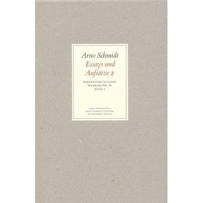 Bargfelder Ausgabe. Werkgruppe III: Essays und Biographisches, Gebundene Ausgabe von Arno Schmidt, Suhrkamp, 978-3-518-80032-4