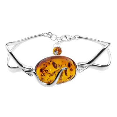 Armreif OSTSEE-SCHMUCK "Ostsee-Schmuck Armreif Gesine Armreif Gesine", silber, Armbänder, Damen, 19cm, Silber 925 (Sterlingsilber), Armreif