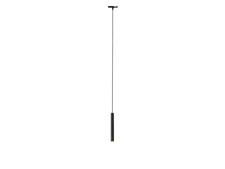 Suspension moderne noire pour système sur rail monophasé -