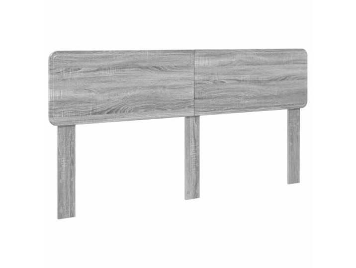 KTHLBRH Kopfteil aus Holz, Sonoma-Grau, für Bett Minimalistisches Design, bequeme Unterstützung, einfache Montage, einfache Wartung, robuste Struktur