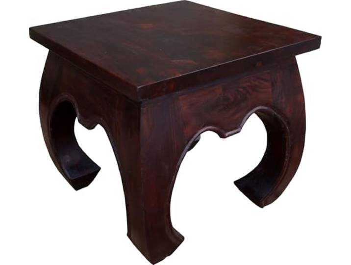 Opiumtisch Bodentisch, Kaffeetisch aus Indien, Akazienholz, 60*90 cm