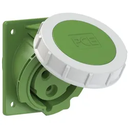 PCE 4232-10f78 CEE-Anbausteckdose schräg (80x97mm) 32A 3p 10h IP67 423210f78
