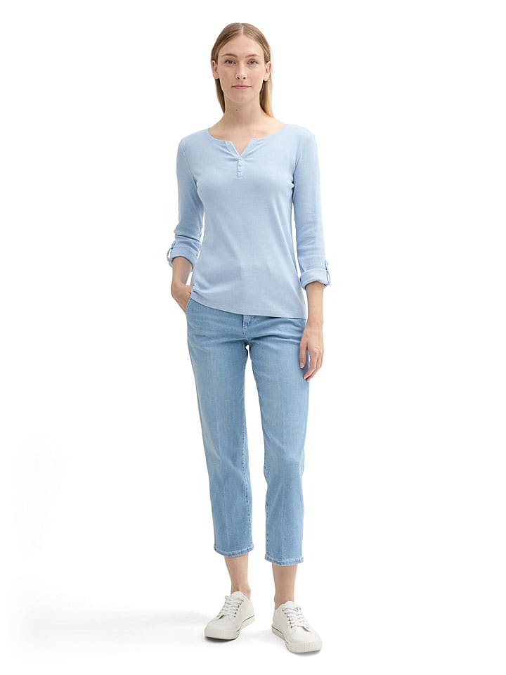 Tom Tailor Bluse in Hellblau - XXL