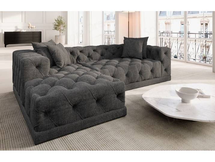 Stoff Ecksofa Palma L-Form