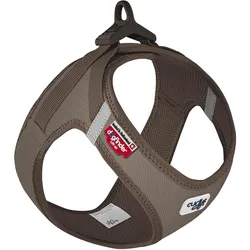 Curli Vest Hundegeschirr Cord Clasp braun S (S, Hund, Allgemein, Spazieren), Halsband + Leine
