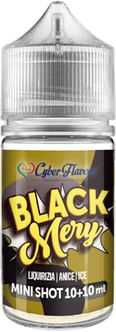 Cyber Flavour Black Mery Aroma Mini Shot 10ml Liquirizia Anice Ghiaccio