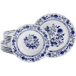 creaTable Tafelservice 12-tlg FLORA - B/H/T ca. 31.00x27.00x31.00
