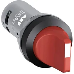 ABB Wahlschalter 2S rot, Schalter + Taster, Rot