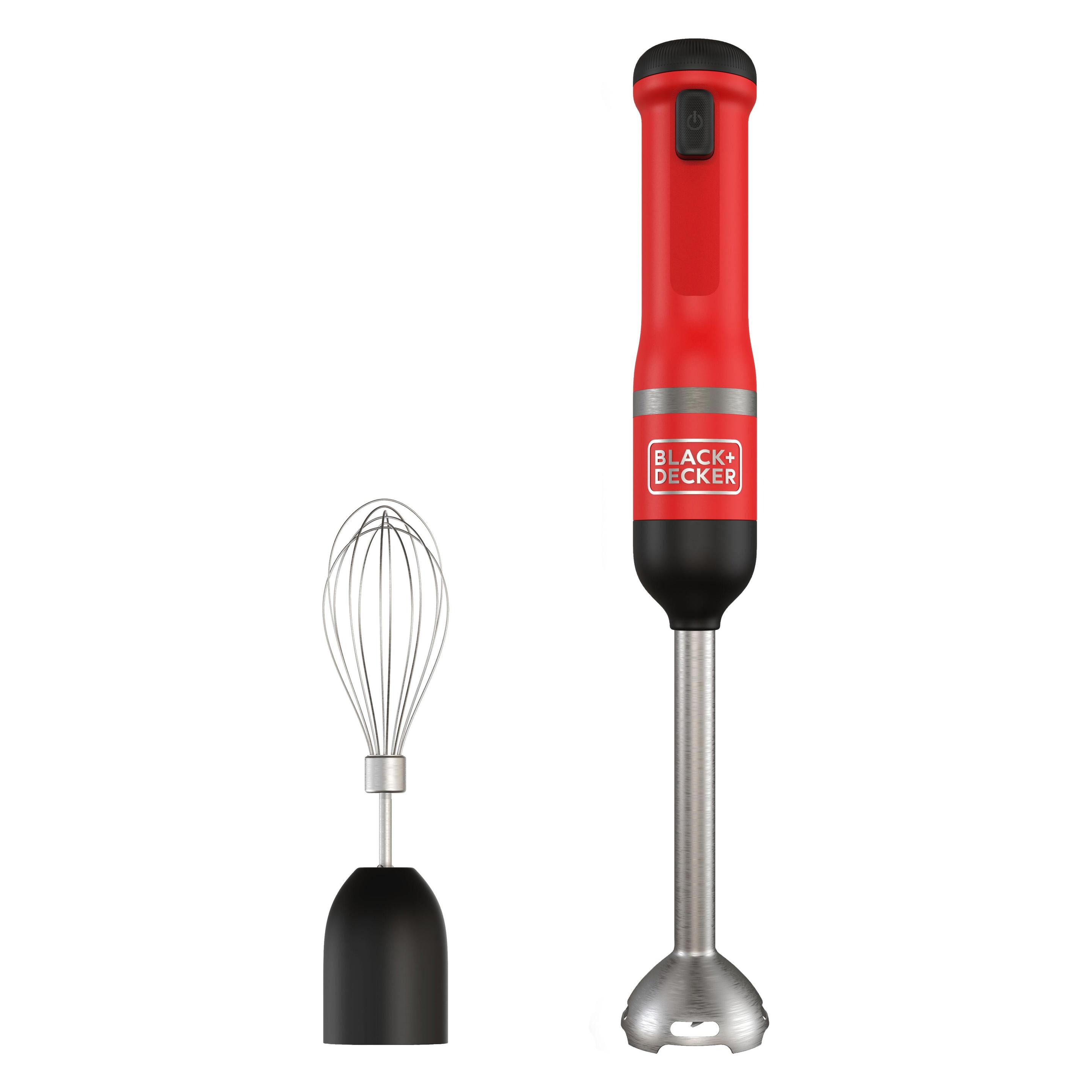 Black & Decker Stabmixer Kitchen Wand Rot, 2-teilig (BCKM1012KR-QW)