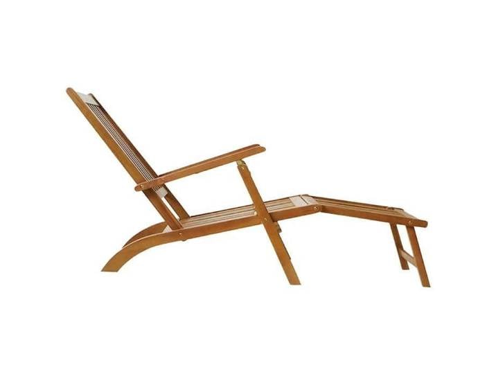 Sale 2026  Chaise de terrasse - burke - 1-personne - avec repose-pied Bois d'acacia solide Cc10