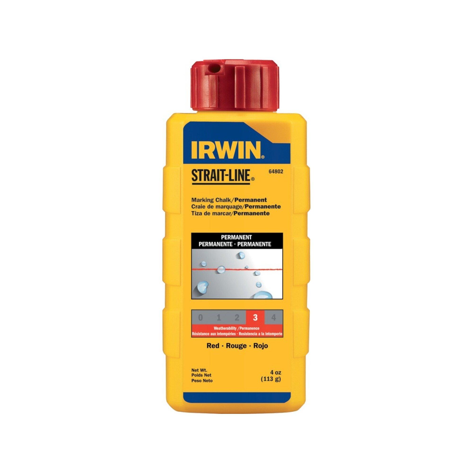 IRWIN Schlagschnurkreide 227g rot STRAIT-LINE ; Irwin Tools (64902)