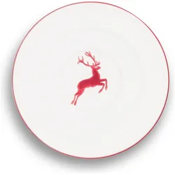 Gmundner Keramik Roter Hirsch, Untertasse, Rot