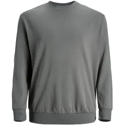 Jack & Jones Herren Rundhals Pullover JJEBASIC Plussize - Black 12182567 - 8XL