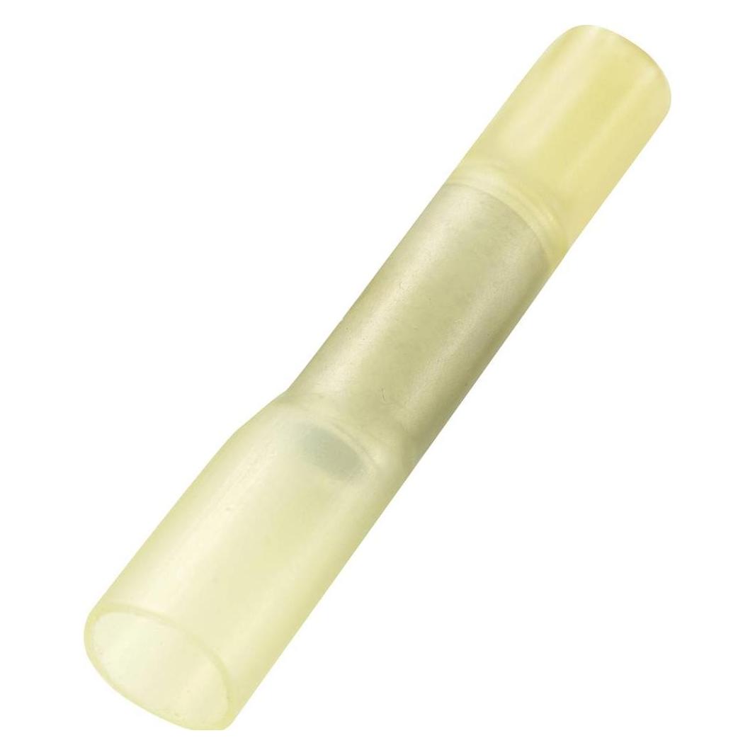 Tru Components Stossverbinder mit Schrumpfschlauch 4 mm² Vollisoliert Gelb 739142 30 St. (739142)