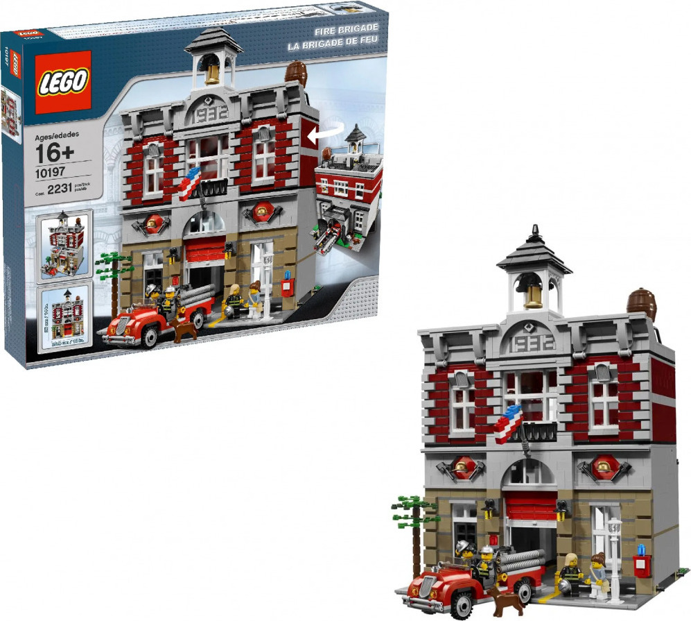 Lego Fire Brigade Hard to Find Items, 25 cm, 35 cm, 16 Jahr(e), 2231 Stück, Multi
