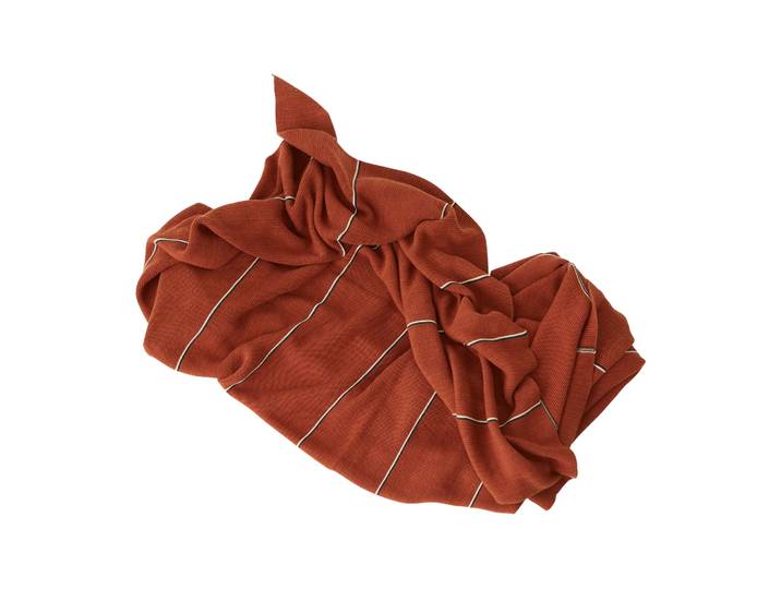 OYOY Couverture Rivi 134x184 cm Nutmeg