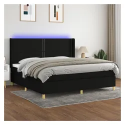 vidaXL, Boxspringbett, Faranina (Flach mit Nägeln) (200 x 200 cm)