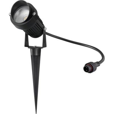 Sygonix SY-6612934 LED-Gartenleuchte LED LED 1W Schwarz