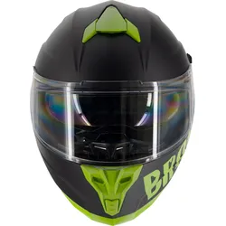 Broken Head BeProud Pro Sport Integralhelm Grün Mit Klarem Visier XL (61-62 cm)