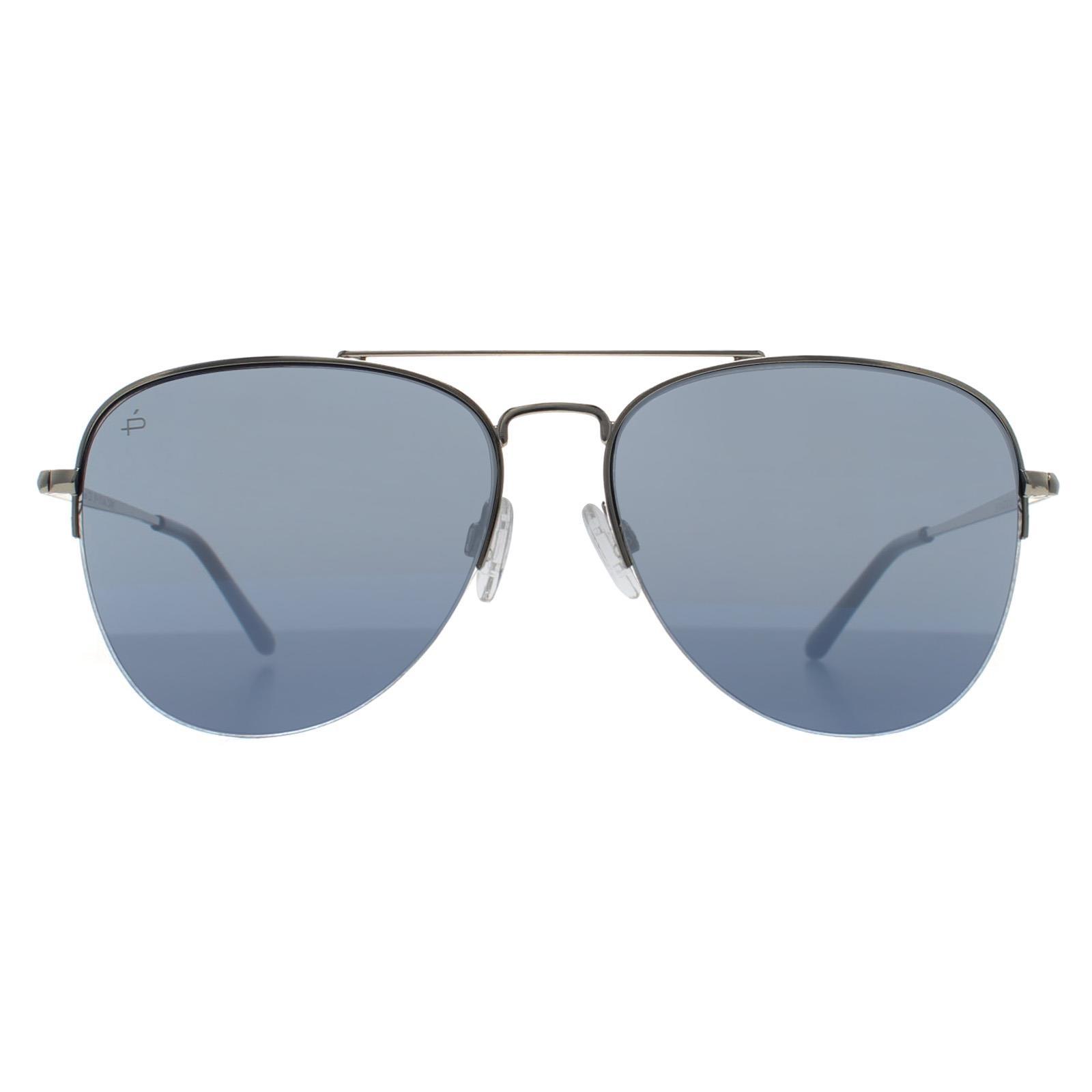 Prive Revaux Aviator Unisex Palladium Baby Blue Hollywood