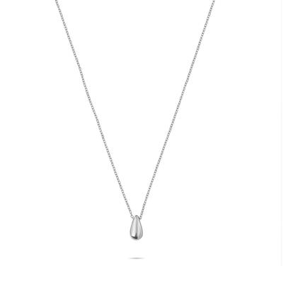 Kette mit Anhänger LIEBESKIND BERLIN "Schmuck Geschenk Edelstahl Halskette The Mini Drop Tropfen", silber (silberfarben), Halsketten, Damen, Edelstahl, L: 45 B: 2mm, B:2mm