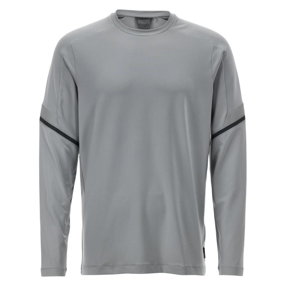 Mascot T-Shirt langarm silbergrau, Gr.4XL (4XL) (229309)