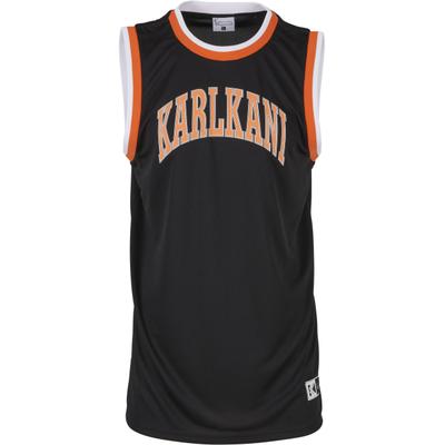 Tanktop KARL KANI "Karl Kani Sport College Mesh Basketball Jersey", Herren, Gr. L, schwarz, 100% Polyester, bedruckt, normal, Tops Tanktop
