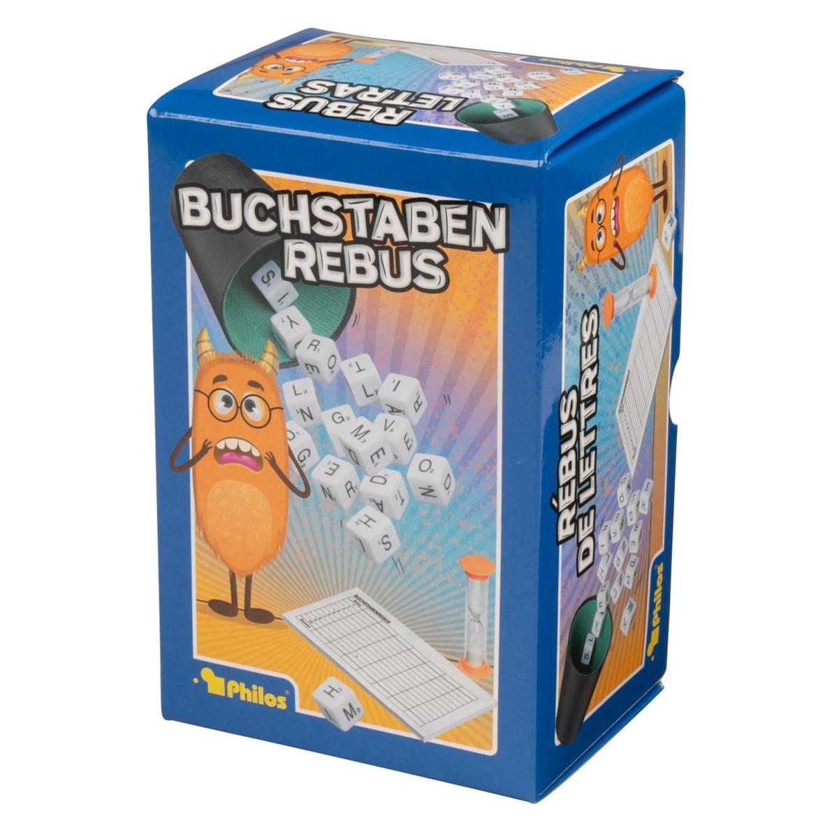 Philos Buchstaben Rebus (Deutsch, Englisch, Französisch, Italienisch, 1 Spieler) (3569)