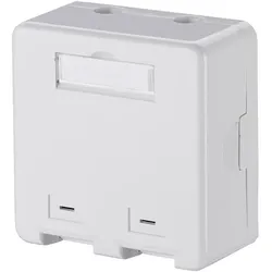 BTR 1309150002KE Keystone Anschlussdose AP 2 Por t unbestückt  - 50 Stück